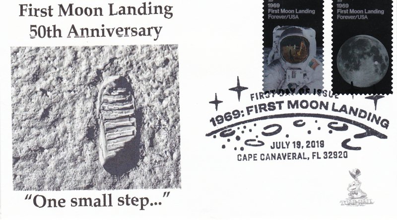 First Moon Landing 50th Anniversary FDC