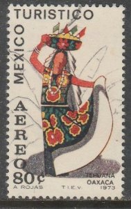 MEXICO C357, TOURISM PROMOTION, OAXACA, TEHUANA. USED. VF. (691)