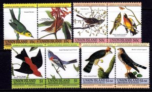 St. Vincent - Union Islands 1985 Audubon Birds Complete Mint MNH Set SC 186-189