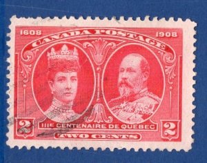 Canada   #98 used  1908  tercentenary  2c