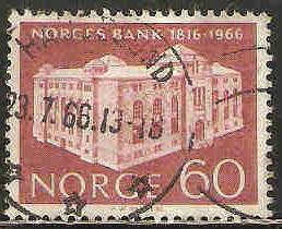 Norway Used Sc 493 - Central Bank 150 Years