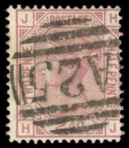 Malta 1859 QV 2½d rosy mauve Plate 6 (GREAT BRITAIN) very fine used. SG Z38.