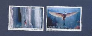 UNITED NATIONS UN - Scott 885-886 - MNH  - bird, ice climbing -  2005