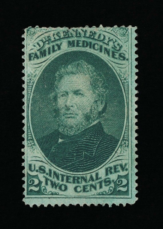 GENUINE SCOTT RS155b PRIVATE DIE MEDICINE KENNEDY PRINTED ON SILK PAPER #14723