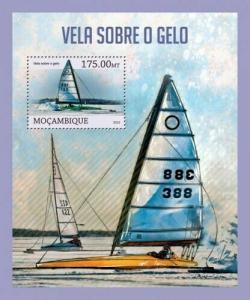 Mozambique - Ice Sailing - Souvenir Stamp Sheet - 13A-1197