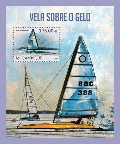 Mozambique - Ice Sailing - Souvenir Stamp Sheet - 13A-1197