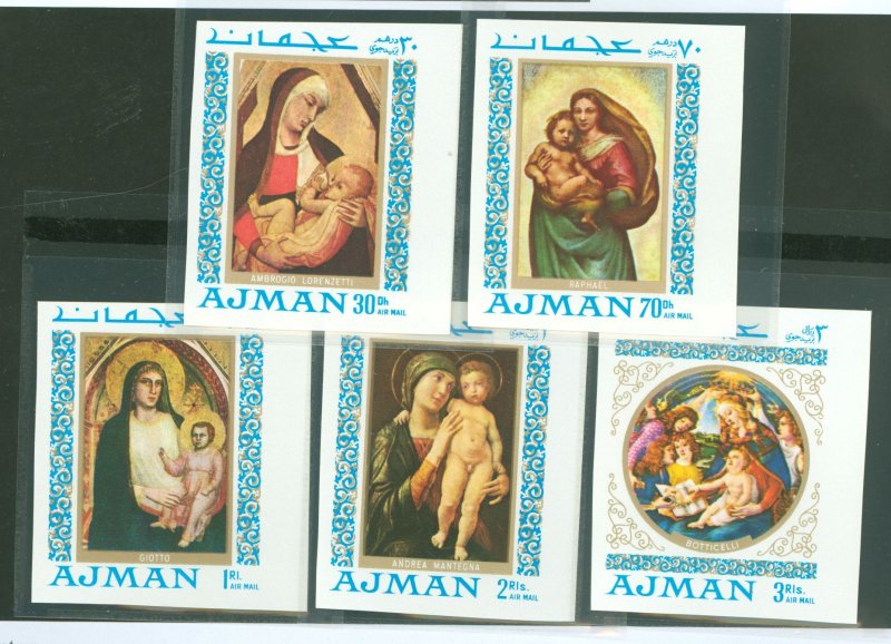 Ajman #  Single (Complete Set) (Art) (Paintings)