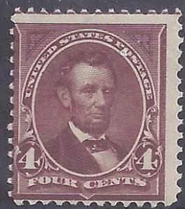 Scott #280A Mint NH OG Average