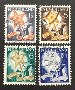 Netherlands 1933 #b66-9, Child Welfare/Christmas, Used(1).