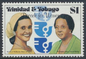 Trinidad & Tobago SC# 338  MNH Women   see details & scans
