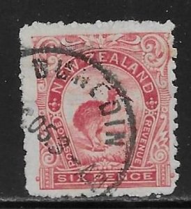 New Zealand 115 6d Kiwi single Used (z2)