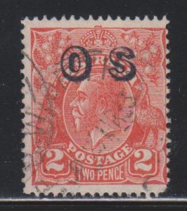 Australia,  2d OS Overprint (SC# O8) Used