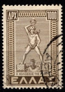 1947-1947 Greece 1000 Drachmas Dodecanese Issue Used