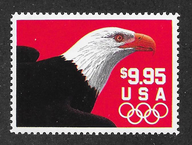 2541 MNH,  $9.95  Eagle and Olympic Rings,  scv: $20,  Free Insured Shipping