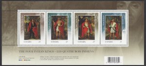 Canada #2383b MNH ss, Indian Kings, issued 2010