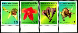 ES-937 PAPUA NEW GUINEA 1998 MOTHS SC 940-3  SG 825-8 MNH FULL SET MNH