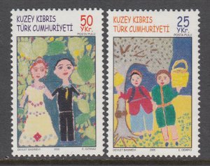 Turkish Republic of Northern Cyprus 593-594 MNH VF