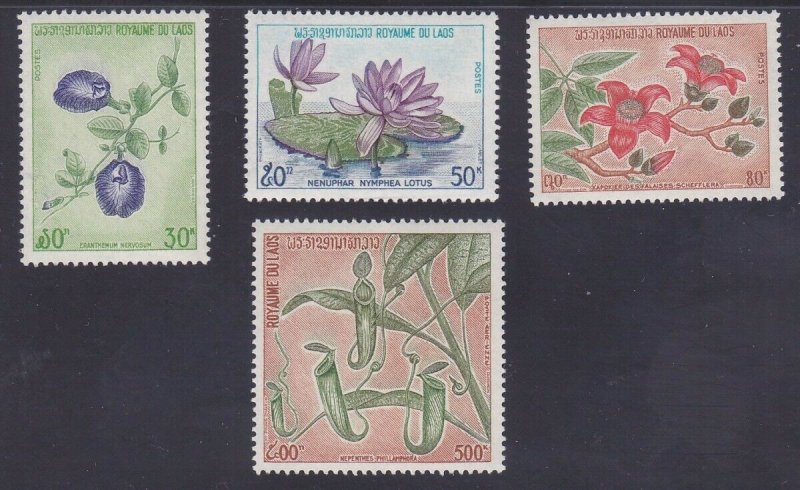 Laos 246-48 & C116 MNH OG