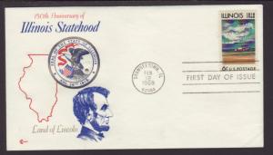 US 1339 Illinois 1968 Cover Craft U/A FDC