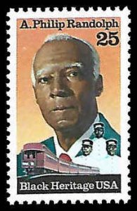 PCBstamps   US #2402 25c A.P. Randolph, Black Heritage, MNH, (47)
