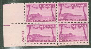 United States #C46 Mint (NH) Plate Block