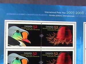 CANADA # 2204-2205--MNH--SHEET OF 16--INTERNATIONAL POLAR YEAR--2007