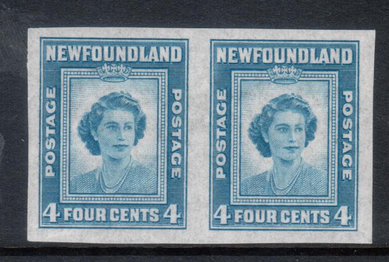 Newfoundland #269a Extra Fine Never Hinged Imperforate Pair