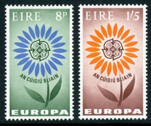 Ireland 1964 Europa Scott 196-197, SG 203-204 Mint NH MNH