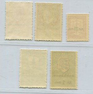 ESTONIA 3rd REICH GERMAN OCCUPATION LOVELY LOT OVPT REVENUE STAMPS PERFECT MNH