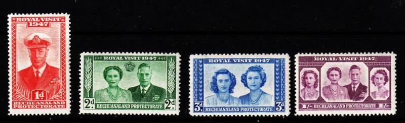 Bechuanaland - #143 - 146  Royal Visit - MNH