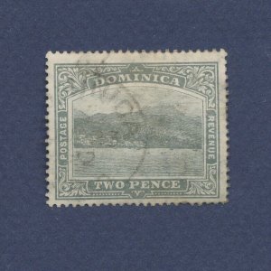 DOMINICA - Scott 37 - used - Two Pence - 1907 --a