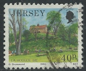 Jersey 1990 - 40p definitive - SG489 used