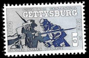 # 1180 MINT NEVER HINGED GETTYSBURG