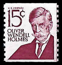 PCBstamps   US #1305E 15c O.W. Holmes, die 1, coil, MNH, (6)
