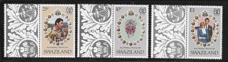 Swaziland 1981 Royal Wedding Issue Omnibus MNH 