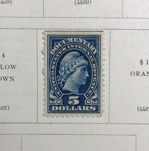1914  5 dollar  documentary stamp