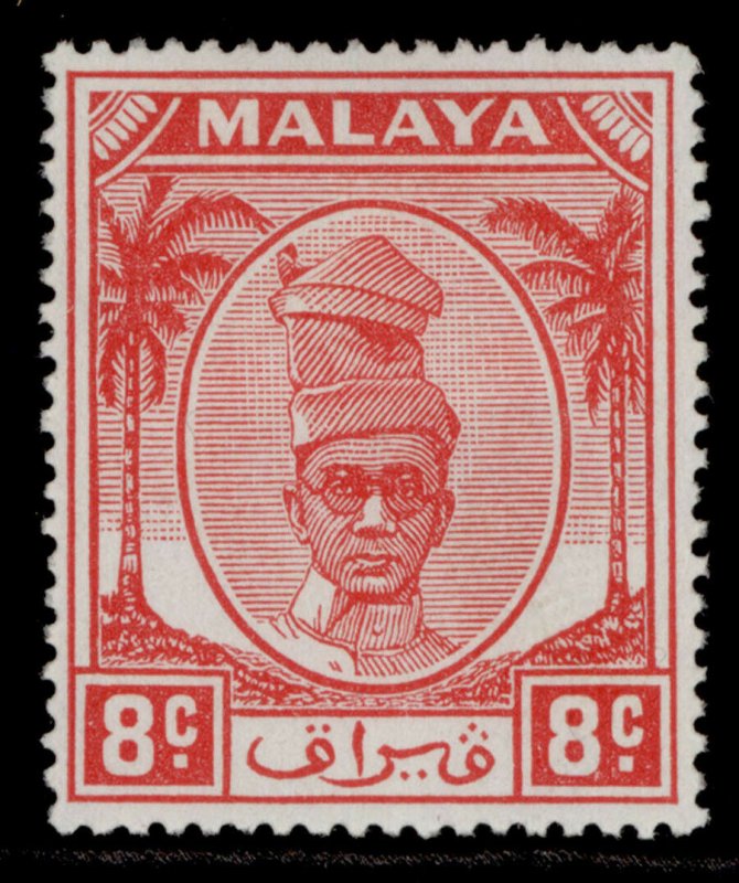 MALAYSIA - Perak GVI SG134, 8c scarlet, M MINT. 