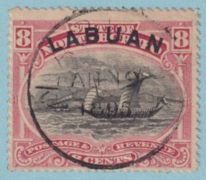 LABUAN 54  POSTALLY USED - NO FAULTS VERY FINE! - PDM