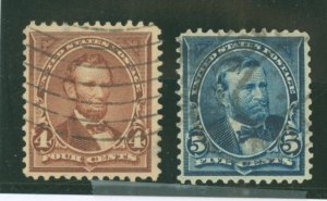 United States #280-281 Used Multiple