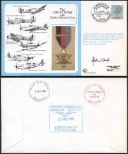 DM10a The 1939 to 1945 Star with Battle of Britain Clasp Signed by J.A. Ward (H)