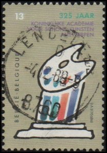 Belgium 1314 - Used - 13f Artist's Palette (1989) (cv $0.55)