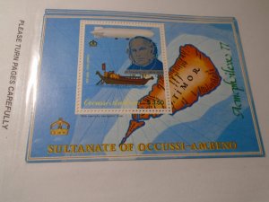 Occussi  Unlisted  MNH  Sailing   Ship