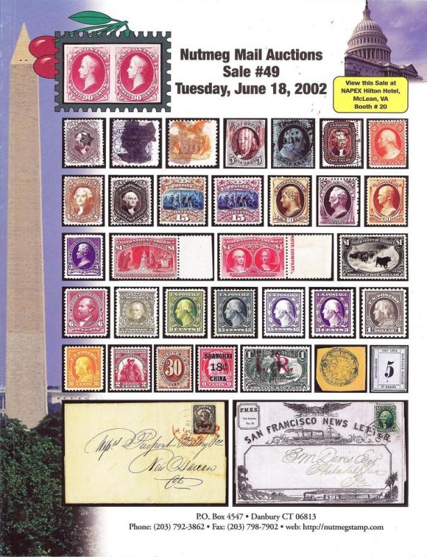 Nutmeg Stamp Sales - United States Stamps, Covers and Pos...