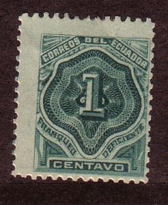 Ecuador  #J1 Postage Due (M)  CV $6.00