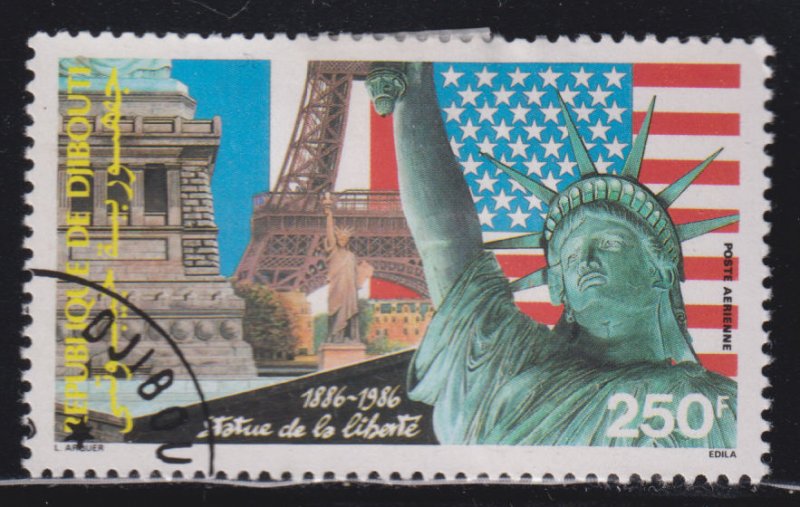 Djibouti C222 Statue of Liberty 1986