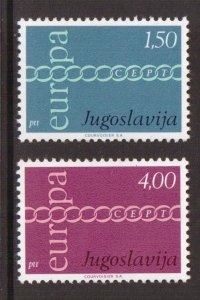 Yugoslavia   #1052-1053  MNH  1971  Europa