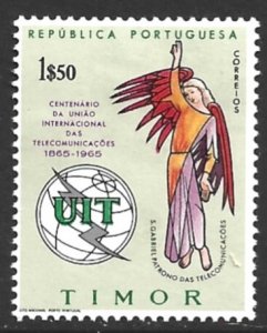 Timor, Scott #321; 1.50e ITU Issue, MH