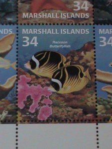 MARSHALL ISLANDS-2001-SC#782- MARINE LIFE-MNH SHEET-VF WE SHIP TO WORLDWIDE.