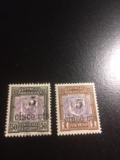 Dominican Republic sc 153,154 MHR+uhr