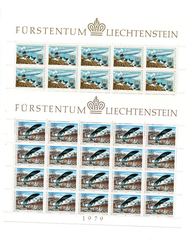 Liechtenstein  1979   mini sheets . Mint   VF NH